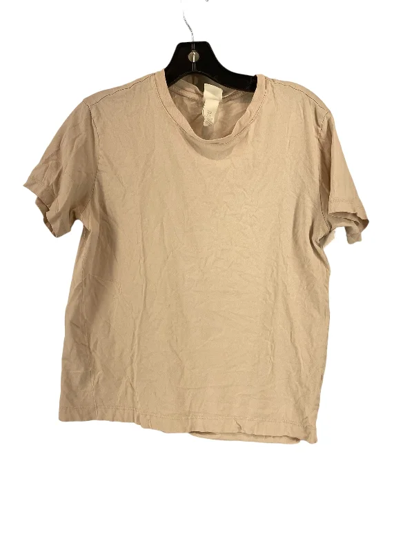 women's tops for those who want to invest in timeless piecesPink Top Short Sleeve H&m, Size M