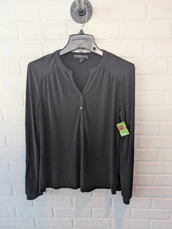 women's tops for those who want to make a fashion statementTop Long Sleeve By Banana Republic In Black, Size: S