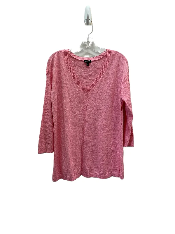 women's tops for statement-making outfitsTop Long Sleeve By Talbots In Pink, Size: M