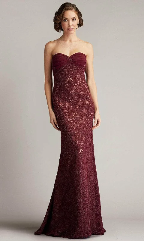 Custom DressTadashi Shoji CGC24683L - Sweetheart Lace Evening Gown