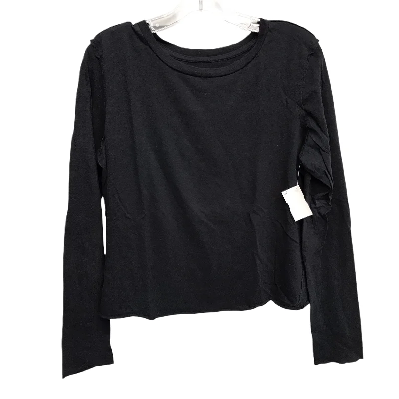 women's tops for cocktail partiesTop Long Sleeve Basic By Anthropologie In Black, Size: M