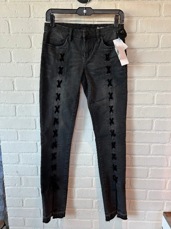 women's denim jeans with sequinsBlack Denim Jeans Skinny Blanknyc, Size 2