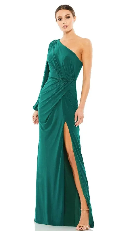 Striped DressIeena Duggal 67879I - Ruched Evening Gown