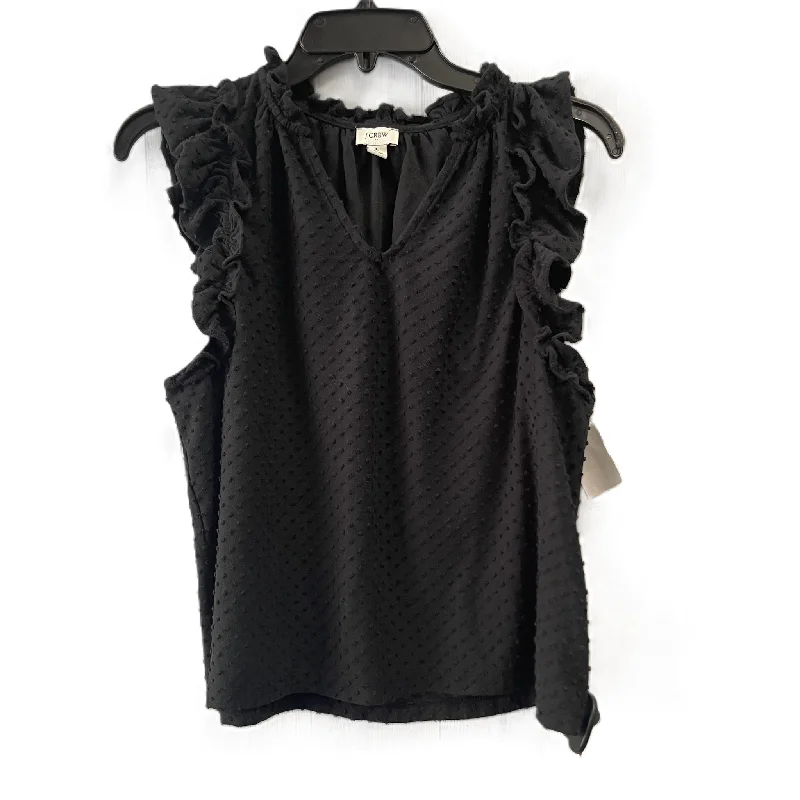 women's tops for those who want to wear versatile pieces that can be dressed up or downBlack Top Short Sleeve By J. Crew, Size: L