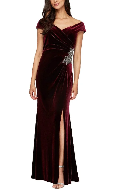 Knit DressAlex Evenings 81917705 - Velvet Evening Dress