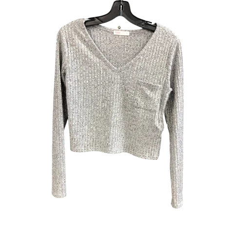 camisoles for womenTop Long Sleeve By Romwe In Grey, Size: S