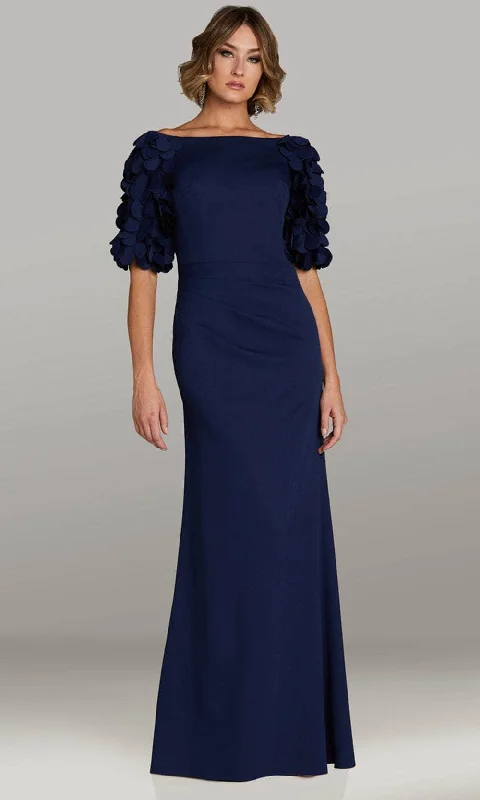 women's custom dressesGia Franco 12419 - Bateau Neck Evening Gown