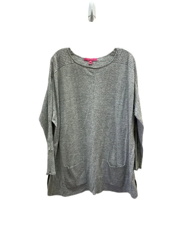 women's tops for relaxed weekendsTop Long Sleeve By Lilly Pulitzer In Grey, Size: L