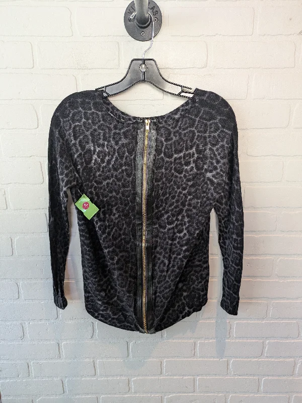 women's tops for everyday eleganceTop Long Sleeve By VERTICAL DESIGNS  In Animal Print, Size: M