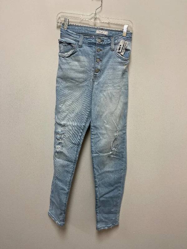 women's faded denim jeansBlue Denim Jeans Skinny Kancan, Size 12