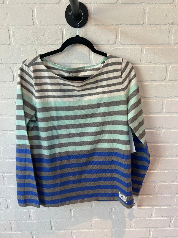 women's tops for those who want to invest in timeless piecesTop Long Sleeve By Talbots In Blue & Grey, Size: M