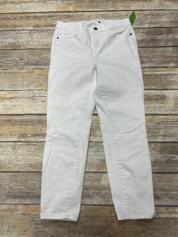 women's denim jeans with zippersWhite Jeans Skinny Talbots, Size 4