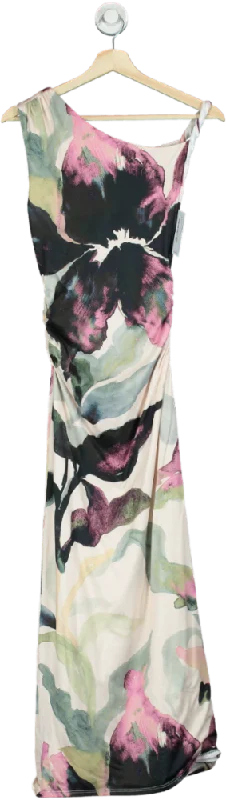 Laced DressASOS Design Multicolour Floral Maxi Dress UK 6