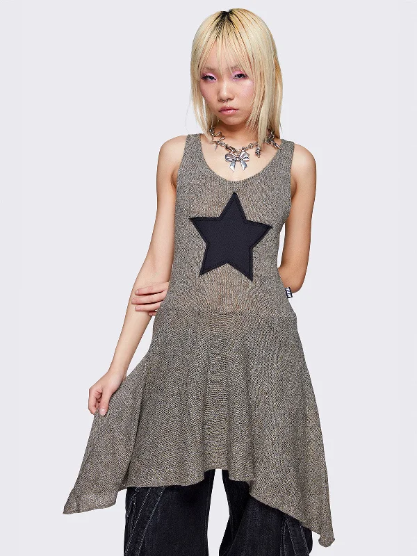 women's statement dressesNebula Asymmetric Mini Dress