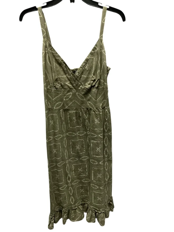 Designer DressDress Casual Maxi By Apt 9 In Green, Size: 8