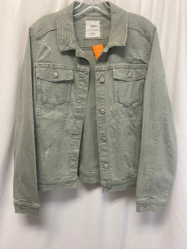 women's coats for those who love to mix and matchJacket Denim By Sonoma In Green, Size: L