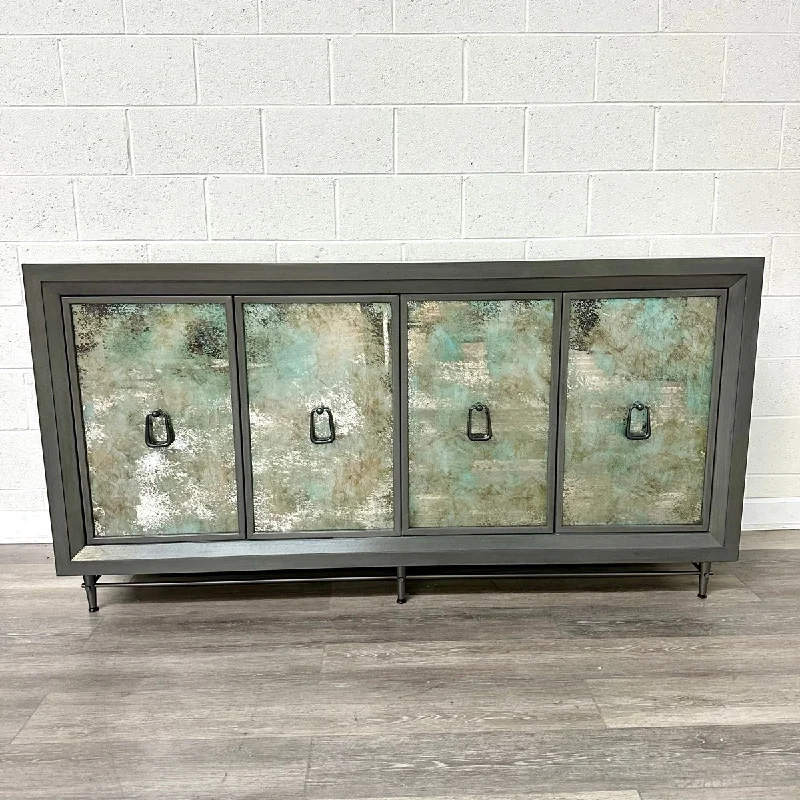 Cocktail DressSideboard With 4 Doors 2 Shelves And 2 Drawers