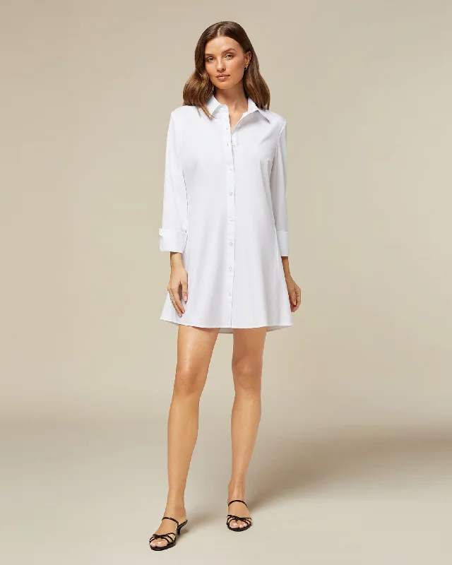 Bohemian DressPoplin Shirt Dress